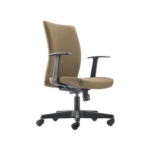 ELINI FABRIC SERIES MEDIUM BACK CHAIR (ER5511F-30A60)