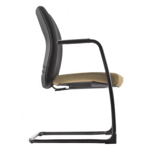 ELINI SERIES FABRIC VISITOR CHAIR C/W ARMREST (ER5513F-89EA)