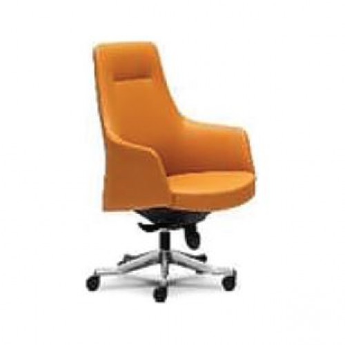 PU LEATHER SERIES LOW BACK CHAIR (OF-122H)