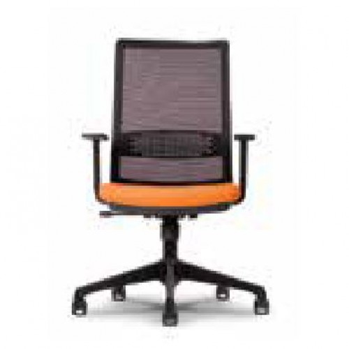 SURFACE MESH SERIES PRESIDENTIAL MEDIUM BACK CHAIR (SFLS8411N-D34)