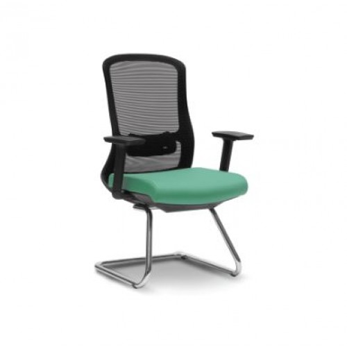 CURVE MESH SERIES VISITOR CHAIR (OF-CUR-003-VA)