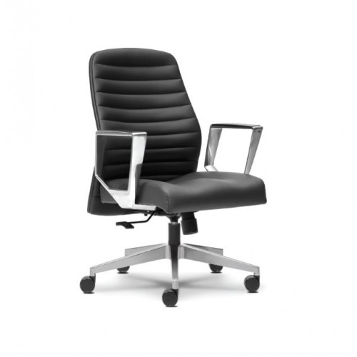 MIREZZA PU LEATHER SERIES MEDIUM BACK CHAIR (OF-MIREZZA-M)