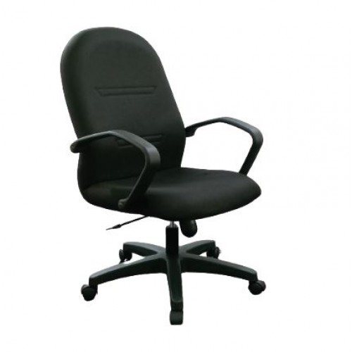 F20 FABRIC SERIES MEDIUM BACK CHAIR (DA-MB-F20-A17H1B1-F)