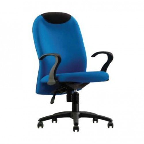 FABRIC SERIES MEDIUM BACK CHAIR (OF-166-MB)