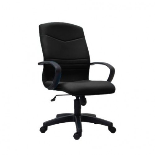 FABRIC SERIES MEDIUM CHAIR (E19-H-OF-BLK)