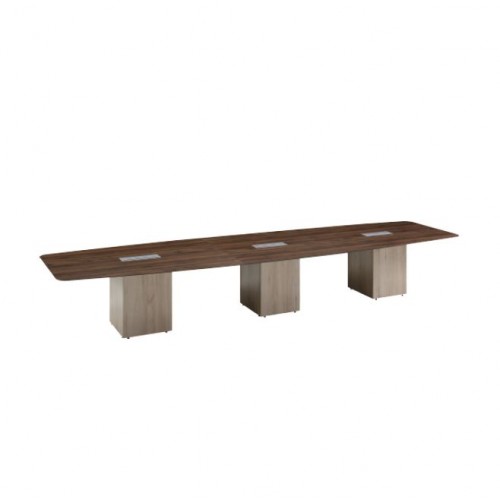 MORO SERIES BOAT SHAPE CONFERENCE TABLE (c/w FLIPPERCASING only)