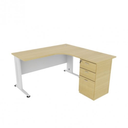 HAWK II SERIES EXECUTIVE L-SHAPE TABLE
