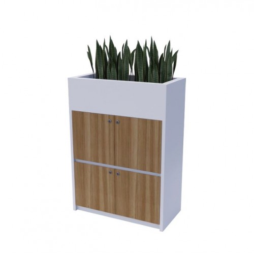VERDA PLANTER BOX c/w 4 DOOR & PVC BOXES