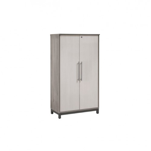 ZICO MEDIUM HEIGHT CABINET WITH WOODEN DOOR & METAL LEG BASE
