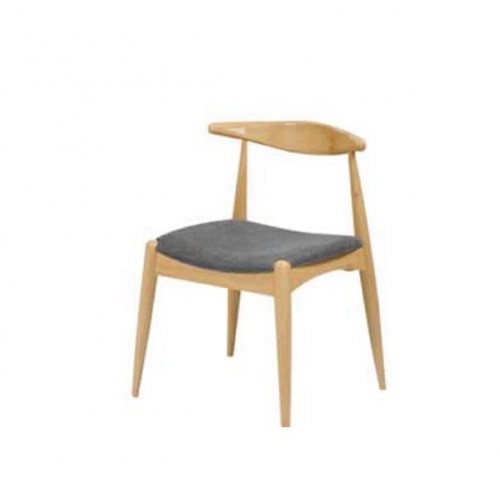 WOODEN AND CUSHION CHAIR
