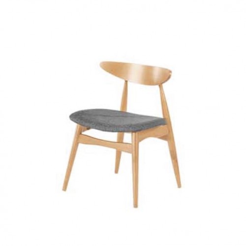 WOODEN AND CUSHION CHAIR