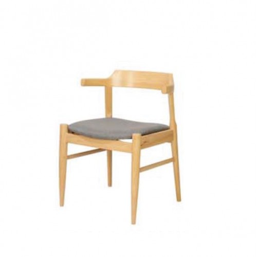WOODEN AND CUSHION CHAIR