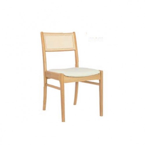 WOODEN AND CUSHION CHAIR