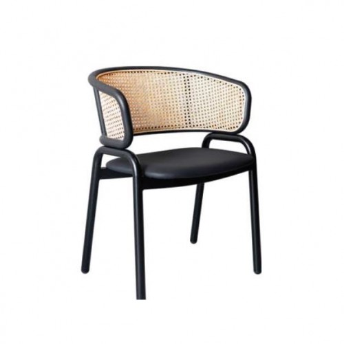 WOODEN AND CUSHION CHAIR