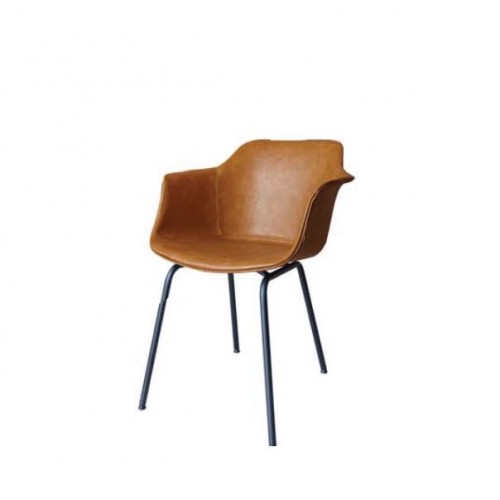 WOODEN AND CUSHION CHAIR