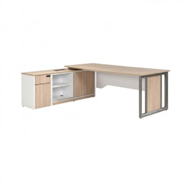 EDGE SERIES EXECUTIVE TABLE WITH SIDE CABINET