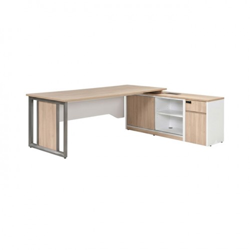 EDGE SERIES EXECUTIVE TABLE WITH SIDE CABINET