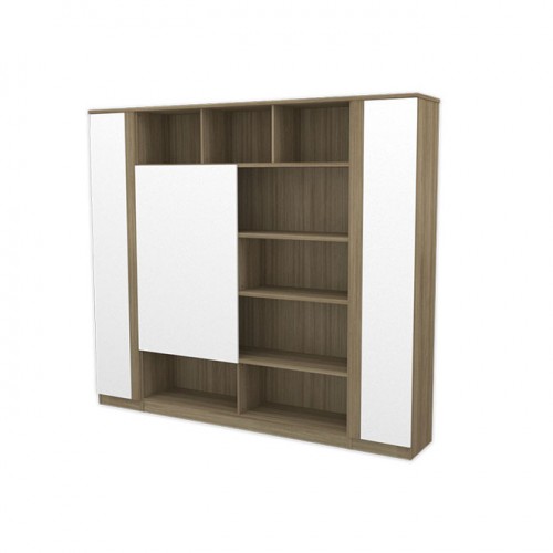 ALTIS SERIES OPEN SHELF + SLIDING DOOR + SWINGING DOOR HIGH CABINET
