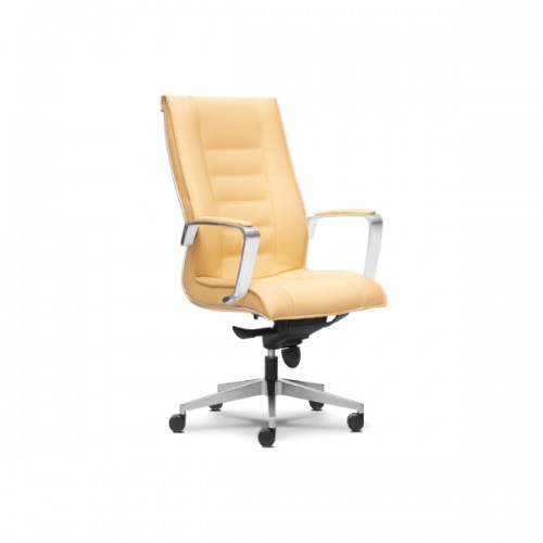 WINE PU LEATHER SERIES HIGHBACK CHAIR (WINE)