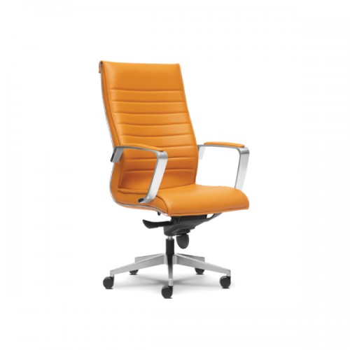 LAVISH PU LEATHER SERIES HIGHBACK CHAIR