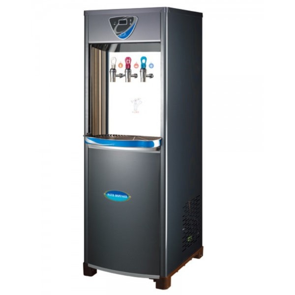 HEAVY DUTY 3 IN 1 TRITEMP FLOOR STANDING PIPED IN WATER DISPENSER