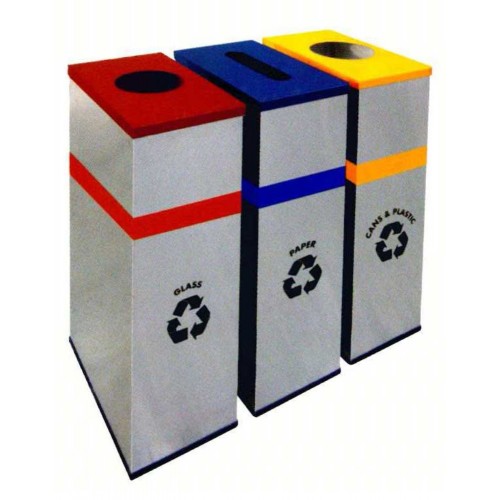 STAINLESS STEEL RECYCLE BIN (SUGO 1005)