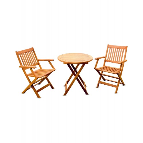 CAFE / GARDEN SET (HK MANHATTAN ARM CHAIR + HK EDEN TABLE R700 (2+1))