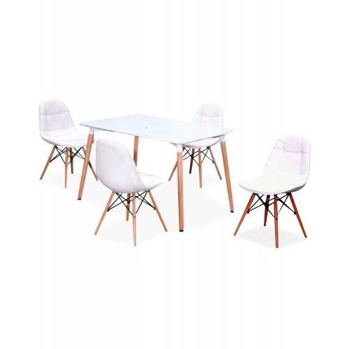 CAFE / DINING SET (DT-1280 + BC-419 (4+1))