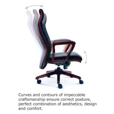 CHARACTER SERIES PU LEATHER HIGH BACK CHAIR (E2311H)