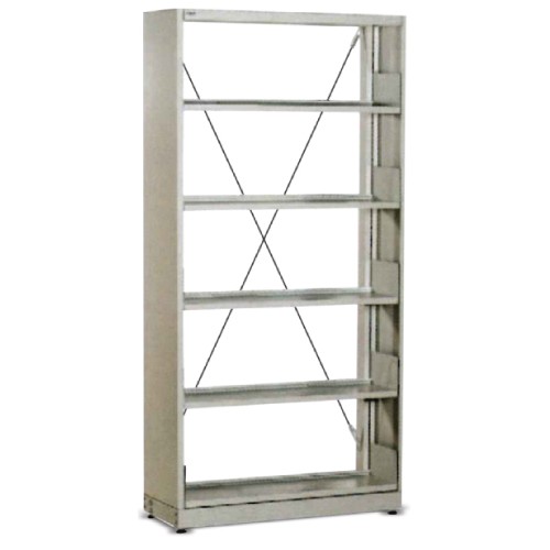 STARTED BAY C/W SIDE PANEL LIBRARY SHELVING (OFIS188 & OFIS189)