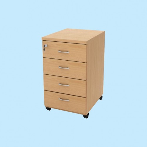 FM | FO SERIES 4 DRAWERS MOBILE PEDESTAL (OF-FO-M4D)
