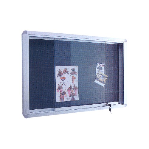 ALUMINIUM FRAME FOAM BOARD WITH SLIDING GLASS CABINET (FG23, 34, 45, 46, 48, 410, 412)