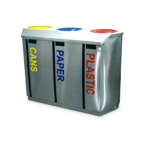 STAINLESS STEEL RECYCLE BIN (SUGO 1027/3)