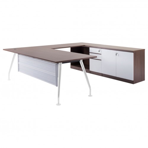 IXIA WHITE EXECUTIVE DESK