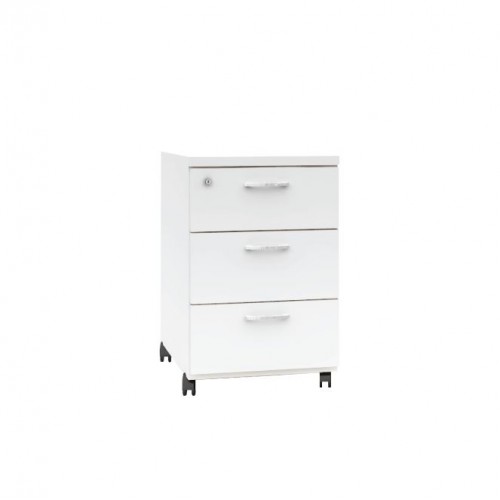 HAWK | NOVA | SNOW 3 DRAWERS MOBILE PEDESTAL