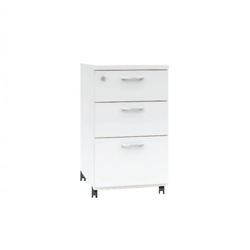 HAWK | NOVA | SNOW 3 DRAWERS MOBILE PEDESTAL