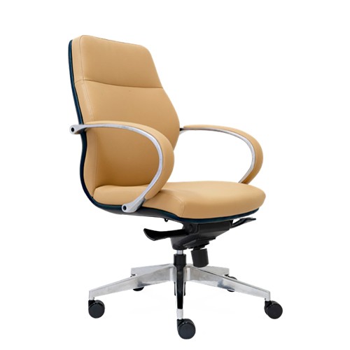 BERGE PU LEATHER LOW BACK CHAIR (E 3053H)