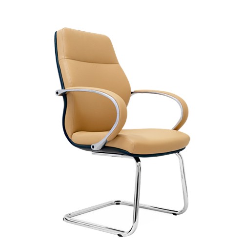 BERGE PU LEATHER VISITOR CHAIR (E 3054S)