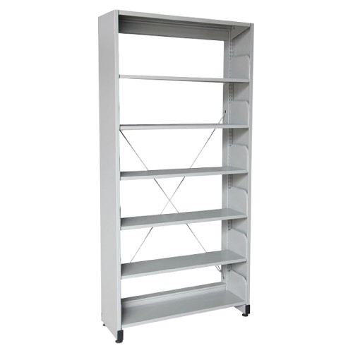SINGLE SIDE WITH SIDE PANEL 6 LEVEL LIBRARY RACKING (S316)