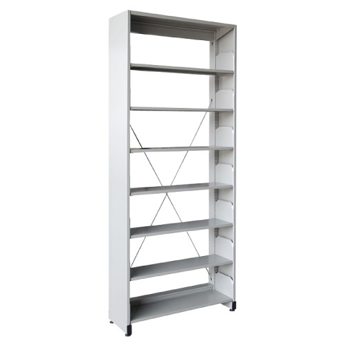 SINGLE SIDE WITH SIDE PANEL 7 LEVEL LIBRARY RACKING (OF-S317)