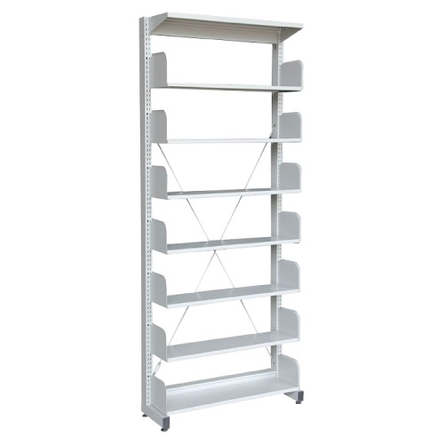 SINGLE SIDE WITHOUT SIDE PANEL 7 LEVEL LIBRARY RACKING (OF-S317W)