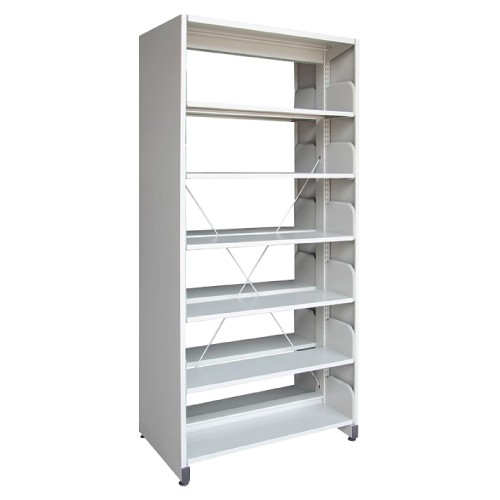 DOUBLE SIDE WITH SIDE PANEL 6 LEVEL LIBRARY RACKING (S326)