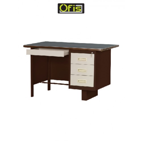 4 FEET SINGLE PEDESTAL DESK (OF-S102/LT | MT)