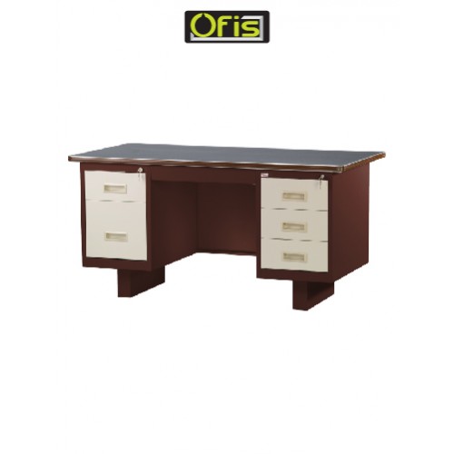 5 FEET DOUBLE PEDESTAL DESK (OF-S103/LT | MT)