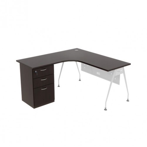 SMILE SERIES EXECUTIVE L-SHAPE TABLE (OF-SM-LS15FP | OF-SM-LS18FP)