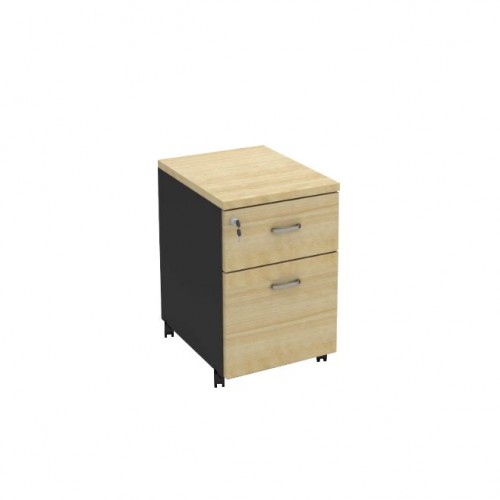 FS MAPLE 2 DRAWERS MOBILE PEDESTAL