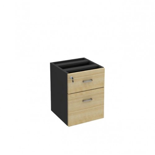 FS MAPLE 2 DRAWERS HANGING PEDESTAL