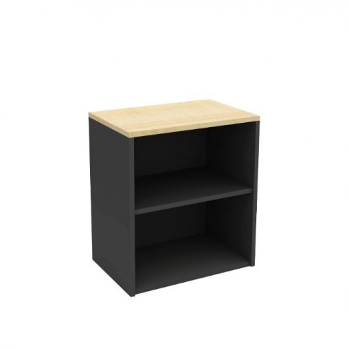 FS MAPLE OPEN SHELF CABINET