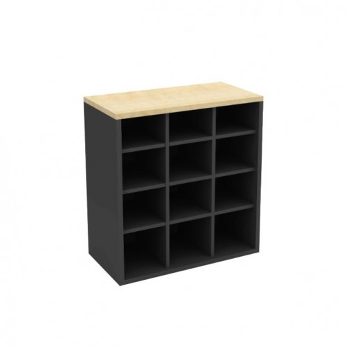 FS MAPLE PIGEON HOLES CABINET