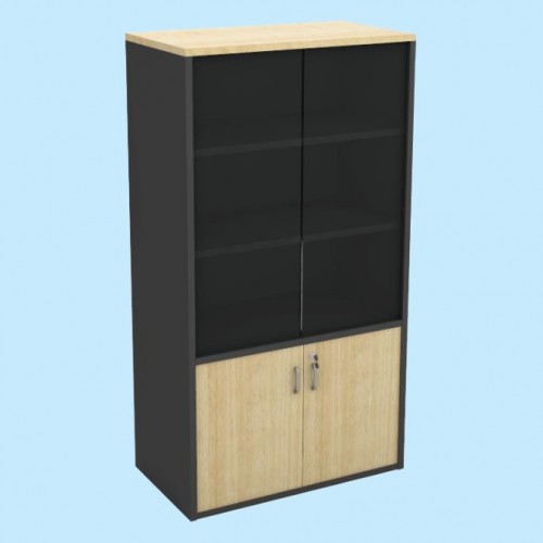 FS MAPLE SERIES SWING GLASS DOOR CABINET [OF-FS-CUP (M) | OF-FS-SG (M) | OF-FS-210-G1 (M)]